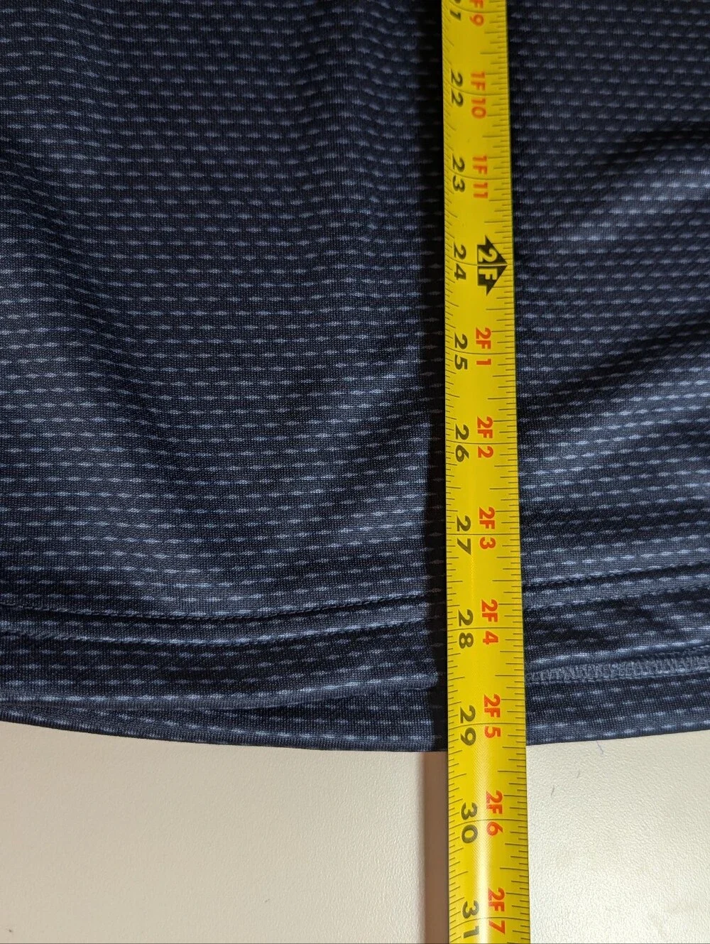Adidas Men's XL Navy Print Quarter-Zip Performance Pullover NWT